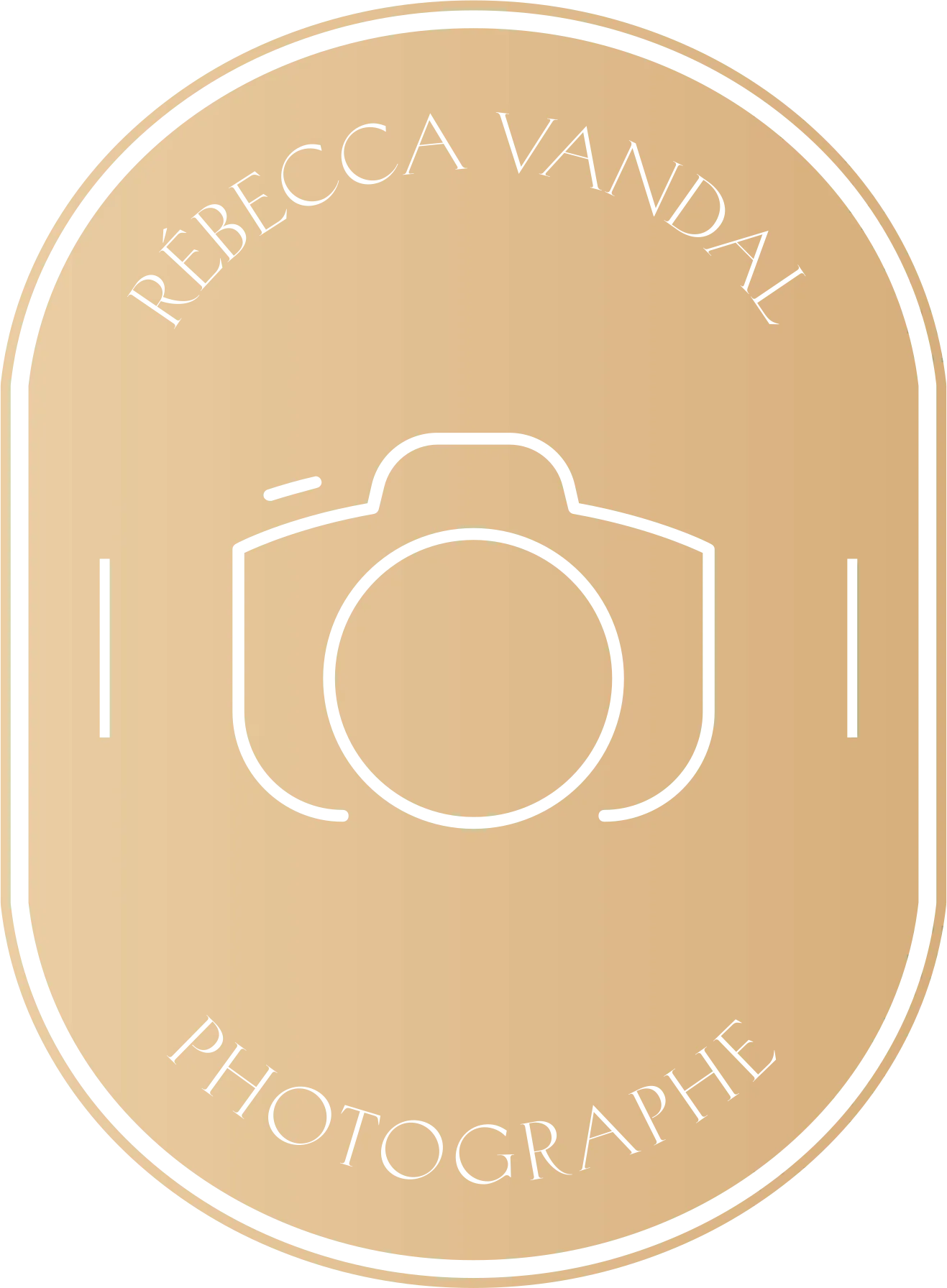 Logo de Rébecca Vandal, photographe.