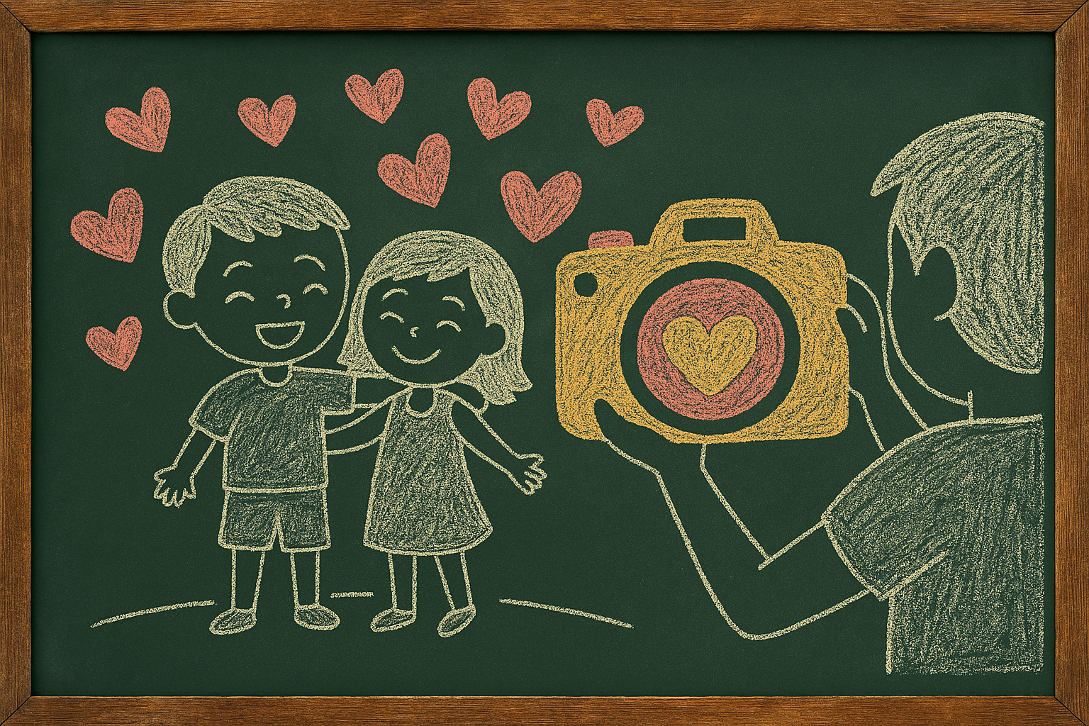 Accueil 5 Image illustrant un photographe scolaire et des enfants