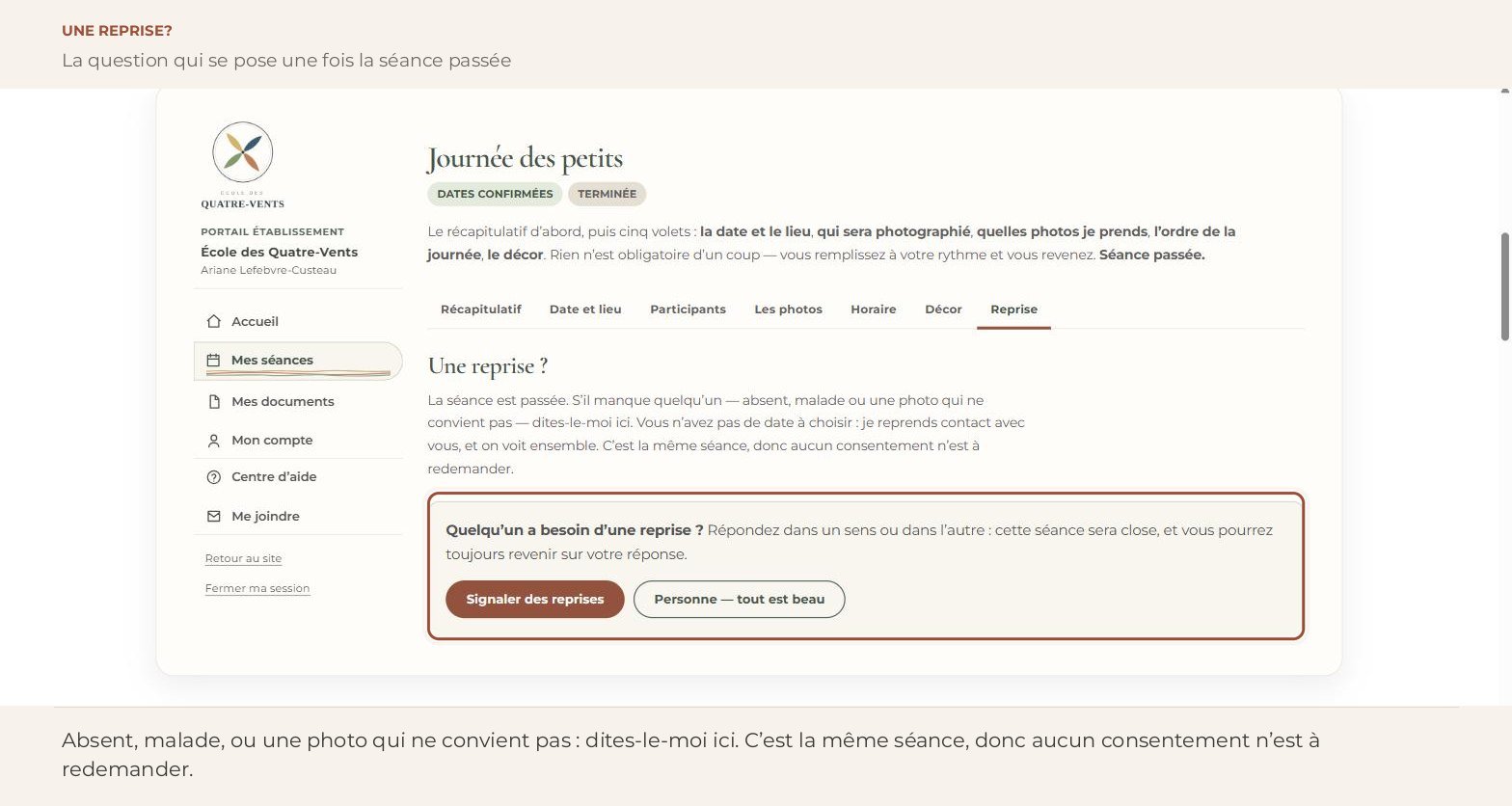Capture d’écran — Une reprise?