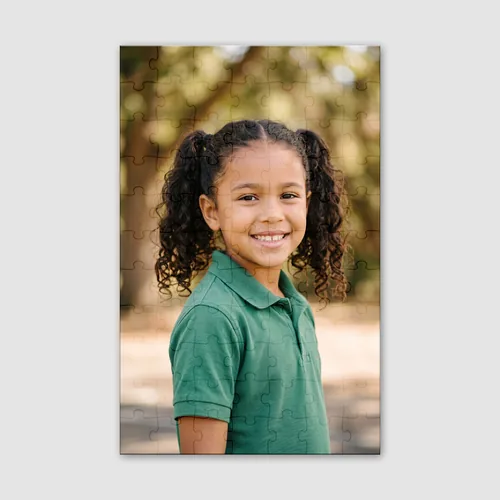 Casse-tête personnalisé de 120 morceaux avec une photo scolaire