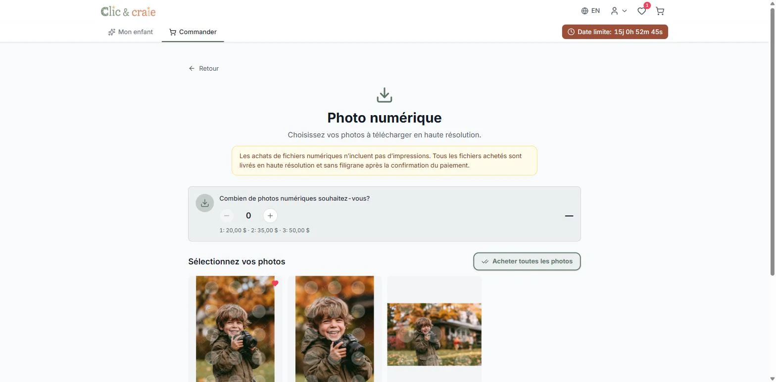 Les fichiers numériques — étape 9 du guide
