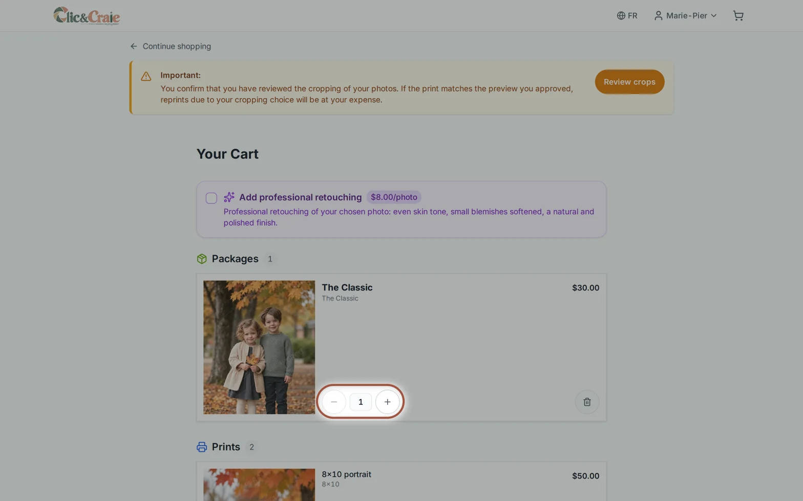 The cart — step 25