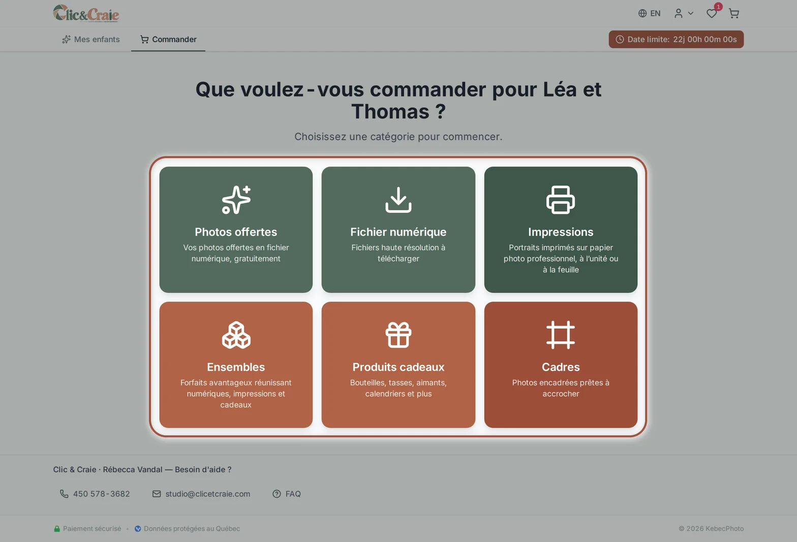 Les six portes de la boutique — étape 9