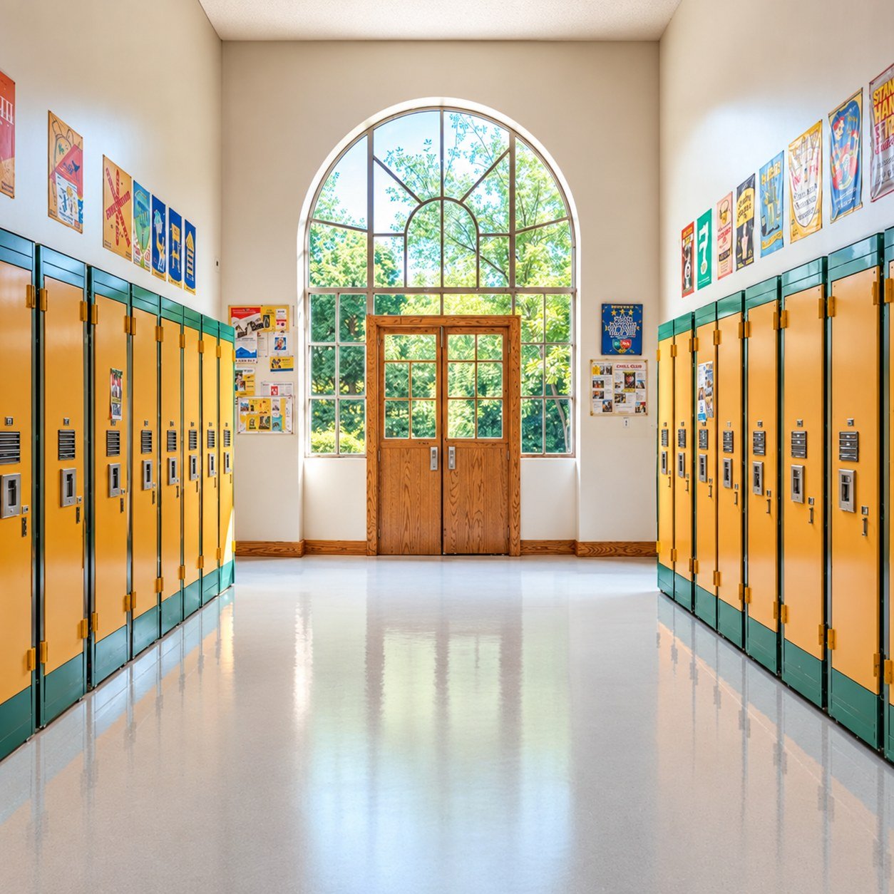 Fond Le Corridor des couleurs