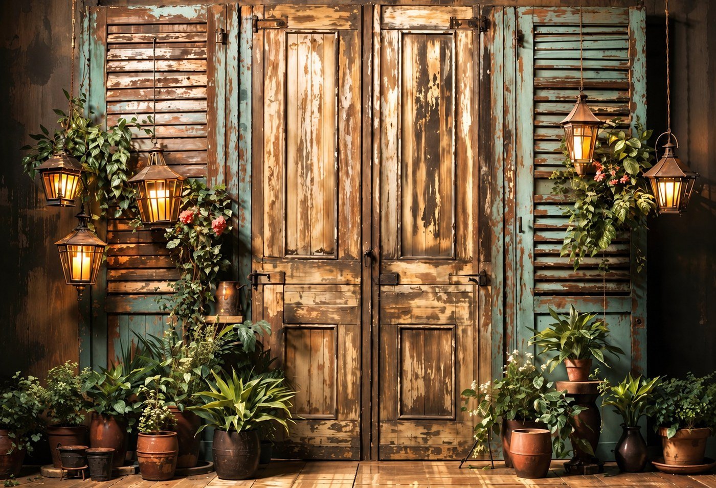 Fond La Porte aux lanternes